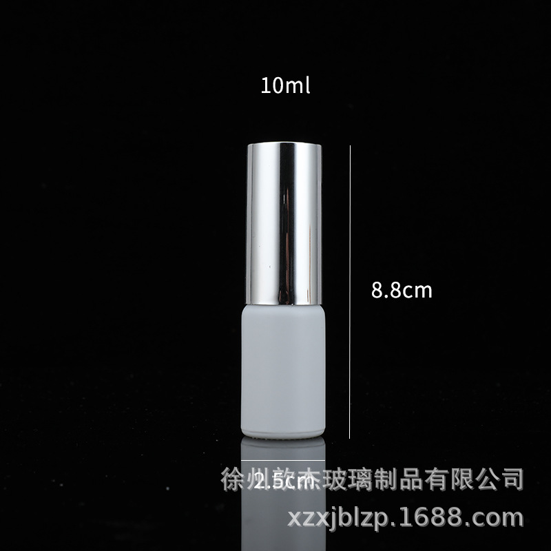 Botella de aceite esencial blanca helada blanca 10ml-100mL botella de la prensa botella de la botella del espray