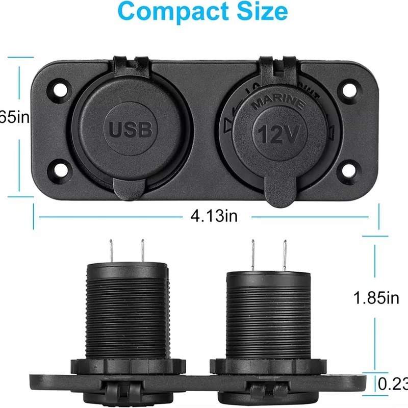 車載携帯電話充電器12-24v自動車バイクusb改造部品qc3.0 + pdフラッシュ充電|undefined