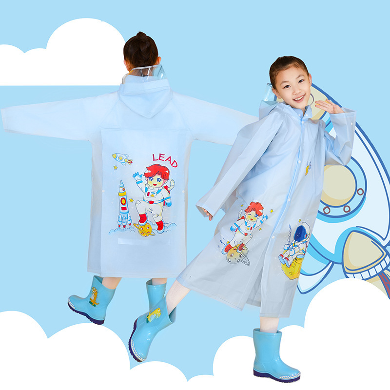 어린이 비옷 소년 소녀 큰 어린이 비옷 유치원 여자 학생 학교 소년 ZHAO ZHIWU