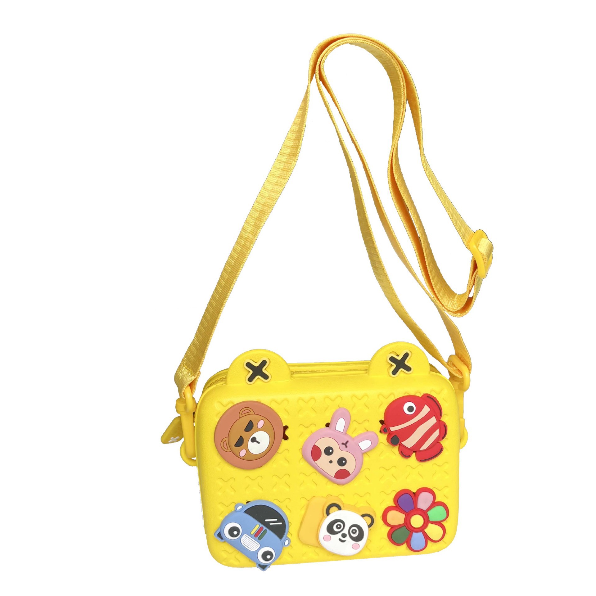 Directo de fábrica DIY Navidad Año Nuevo regalo los niños Eva inyección nacional moda hombro crossbody bolsa viaje