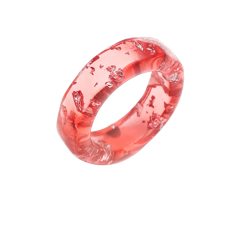 Simple 2-piece Set Of Resin Ring display picture 5
