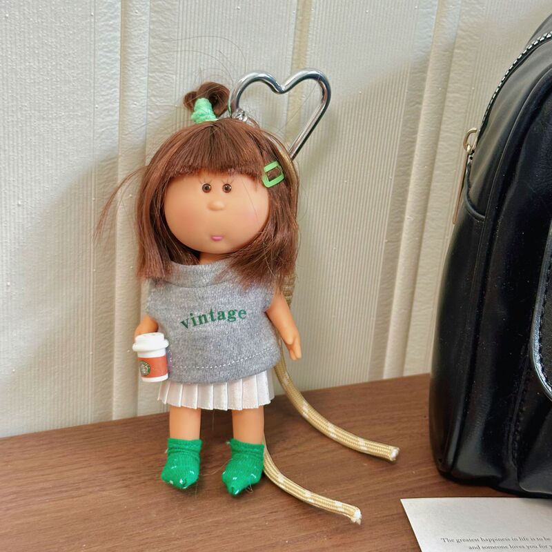 Popular 14cm Mini Potato Doll Clothes Pendant Doll Dress-Up Set Cute Bag Charm Keychain Popular 14cm Mini Potato Doll Clothes Pendant Doll Dress-Up Set Cute Bag Charm Keychain