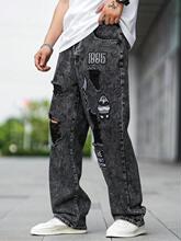 E 39581LEuropean Fashion Jeans ŷ��ʱ��ţ�п��¿�����ͨ