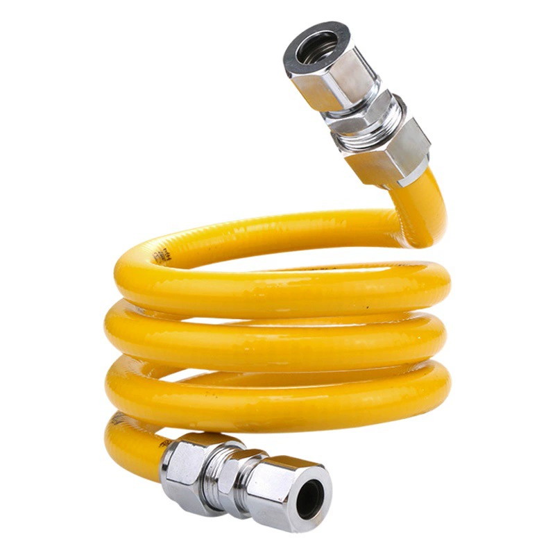 Труба для природного газа из нержавеющей стали 304, труба для сжиженного газа, водонагреватель, соединительная труба, Взрывозащищенная металлическая стеновая труба