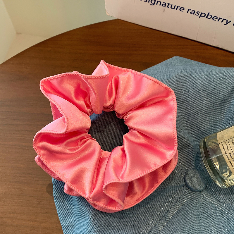 64#글로시 새틴 대장 링 - 플럼 핑크