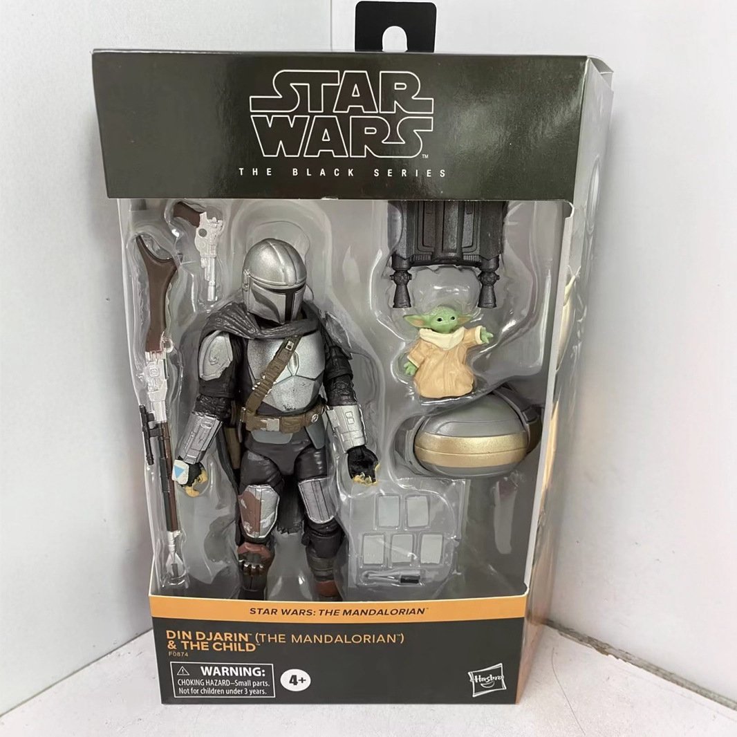Star Wars Mandalorian Yoda Baby Ding Jalin 6 pulgadas muñecas móviles adornos hechos a mano al por mayor image 2