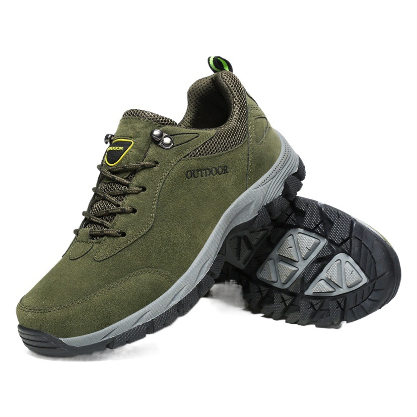 Otoño de gamuza al aire libre zapatilla de deporte de los hombres Comercio exterior transfronterizo más tamaño zapatos de senderismo zapatos de protección impermeables al por mayor