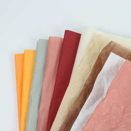 白色包装纸圣诞雪梨纸花束内衬礼品鲜花褶皱背景幼儿园材料diy