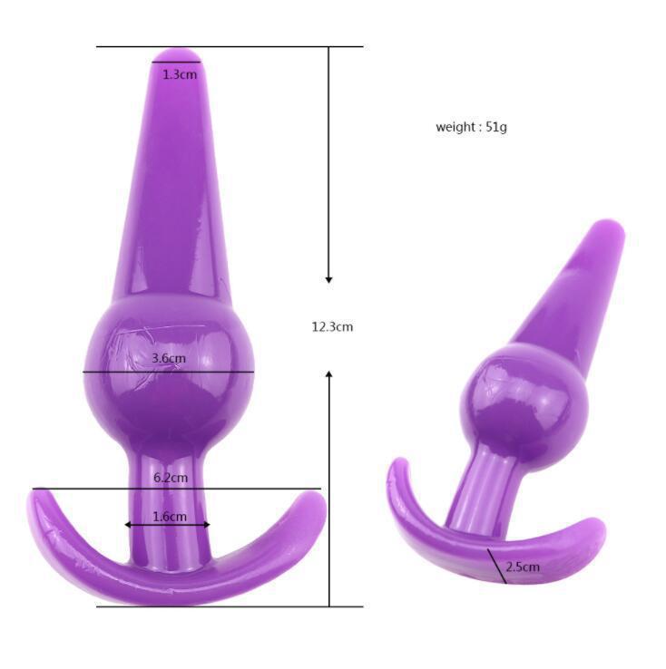 Peak Large Anal Plug, Soft Silicone-Feel Body, Pink One-Piece Design — detail image 2