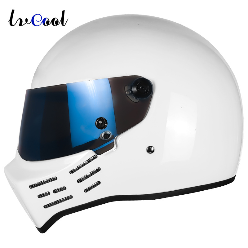 Comercio exterior retro casco completo casco de la motocicleta fábrica de crucero casco de la motocicleta Four Seasons universal entrega transfronteriza