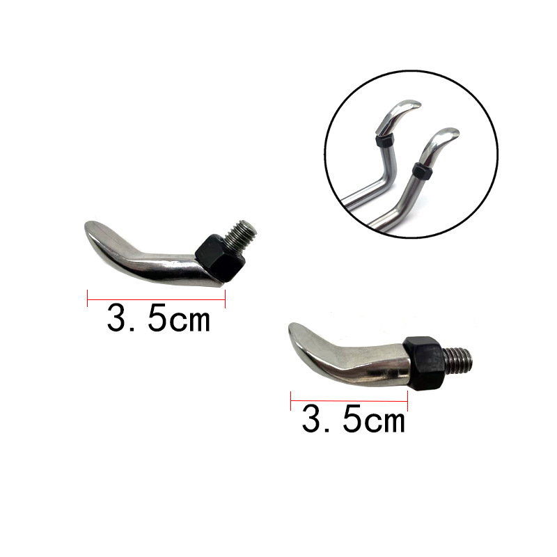 汽车凹陷修复工具滑杆压钳替换头蛇形顶头M8凹坑凹陷整平维修配件