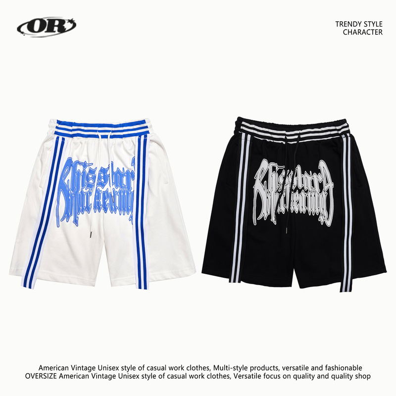 Special Clearance Sale, Non-Refundable, Non-Exchangeable, Non-Refundable for Minor Defects, American Letter Print Sports Shorts, Casual Shorts