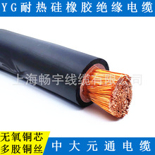 供應YG耐熱硅橡膠絕緣電纜60245IEC03 中大元通線纜1*16平方