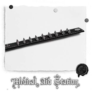 Rivet Punk Gothic Subculture Spice Girl Personalized Bracelet Chain Rock Dark Leather Bracelet Bracelet Couple