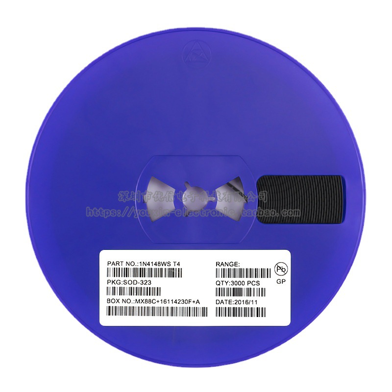 贴片1N4148WS 0805/SOD-323封装 丝印T4开关二极管（拍一份10只）