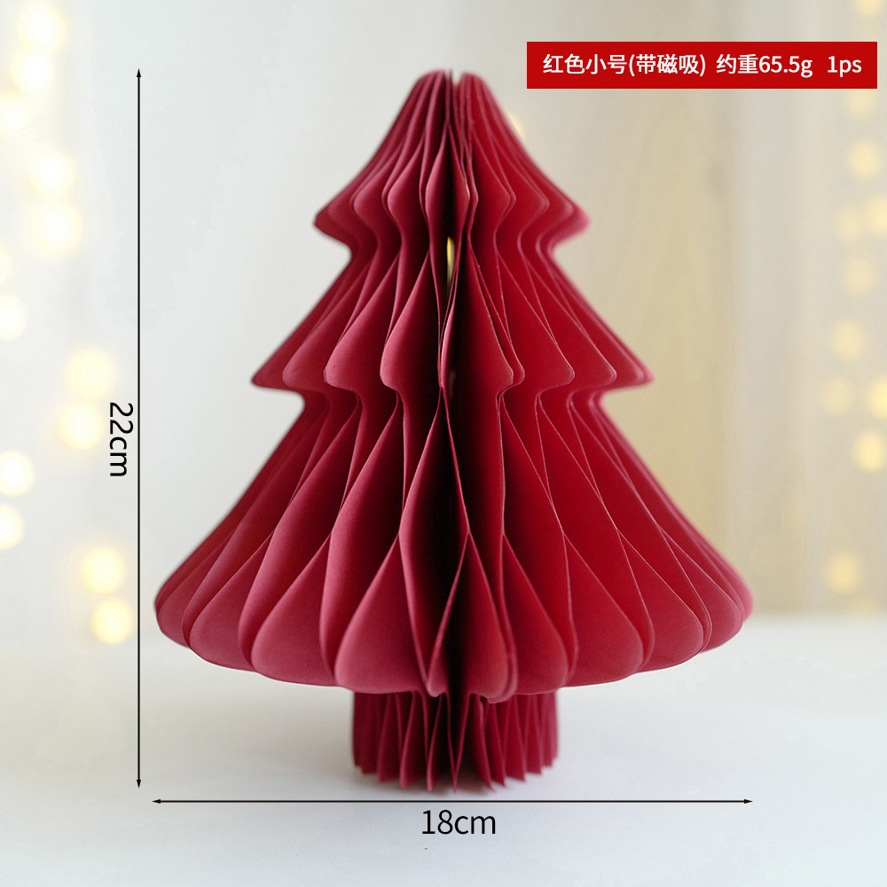 Navidad transfronteriza origami árbol de Navidad decoración decoración mini árbol de Navidad escenario de diseño props decoración del árbol de Navidad