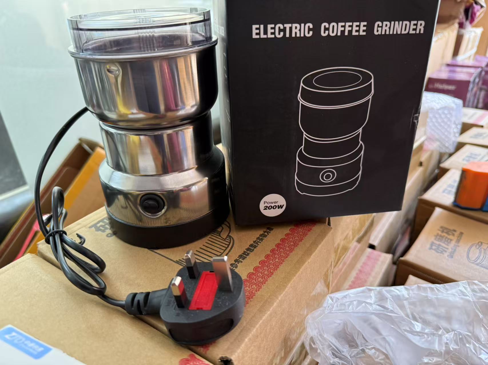 Pequeña máquina de polvo comercial, amoladora, materiales medicinales chinos, trituradora de paredes, carne picada, gelatina de piel de burro, trituradora de granos domésticos, trituradora de paredes