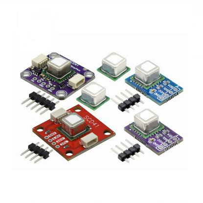 Модуль датчика газа SCD40 SCD41 определяет температуру и влажность углекислого газа CO2, связь I2C «два в одном»