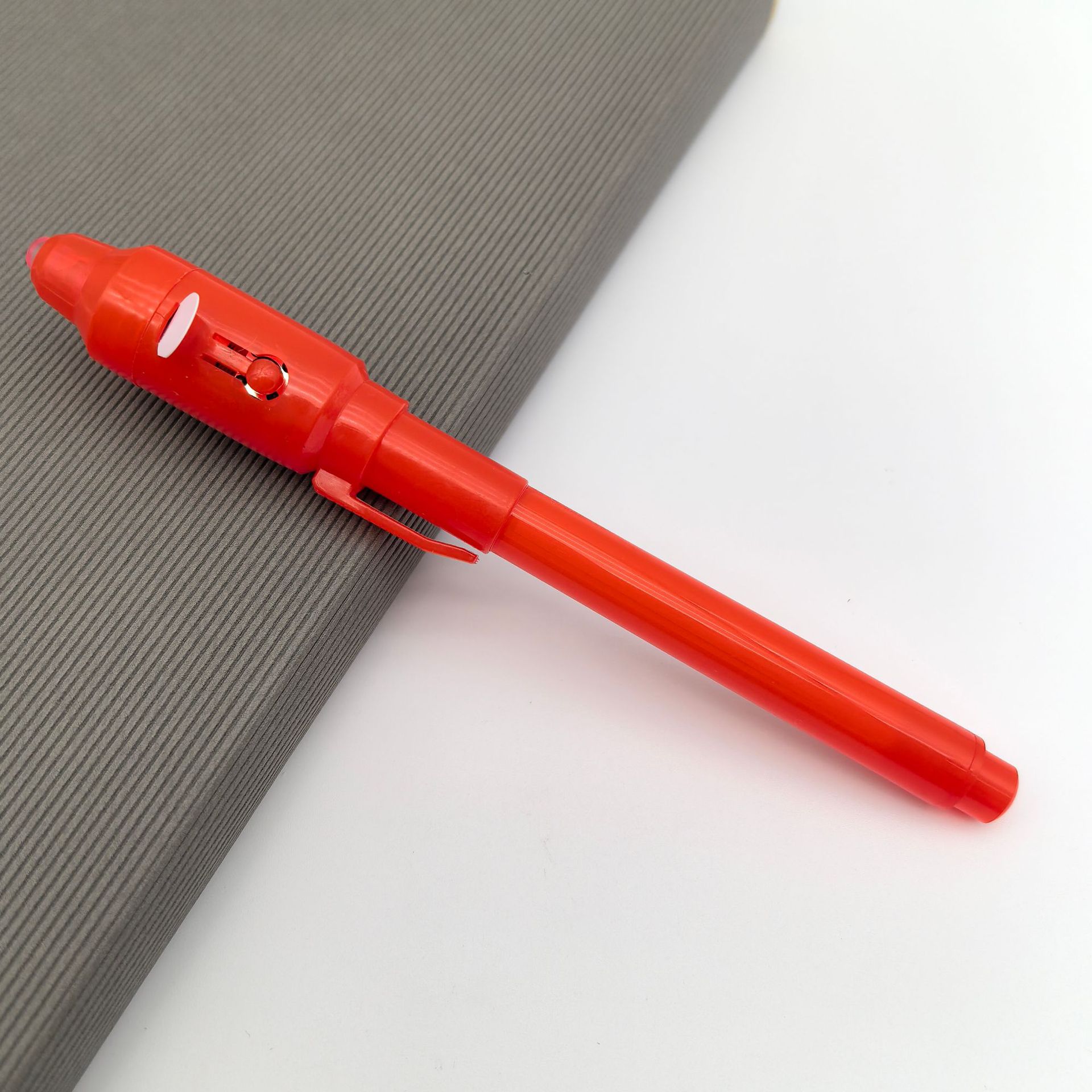 Lámpara LED luminosa UV transparente multifuncional lápiz mágico publicitario regalo luminoso resaltador al por mayor