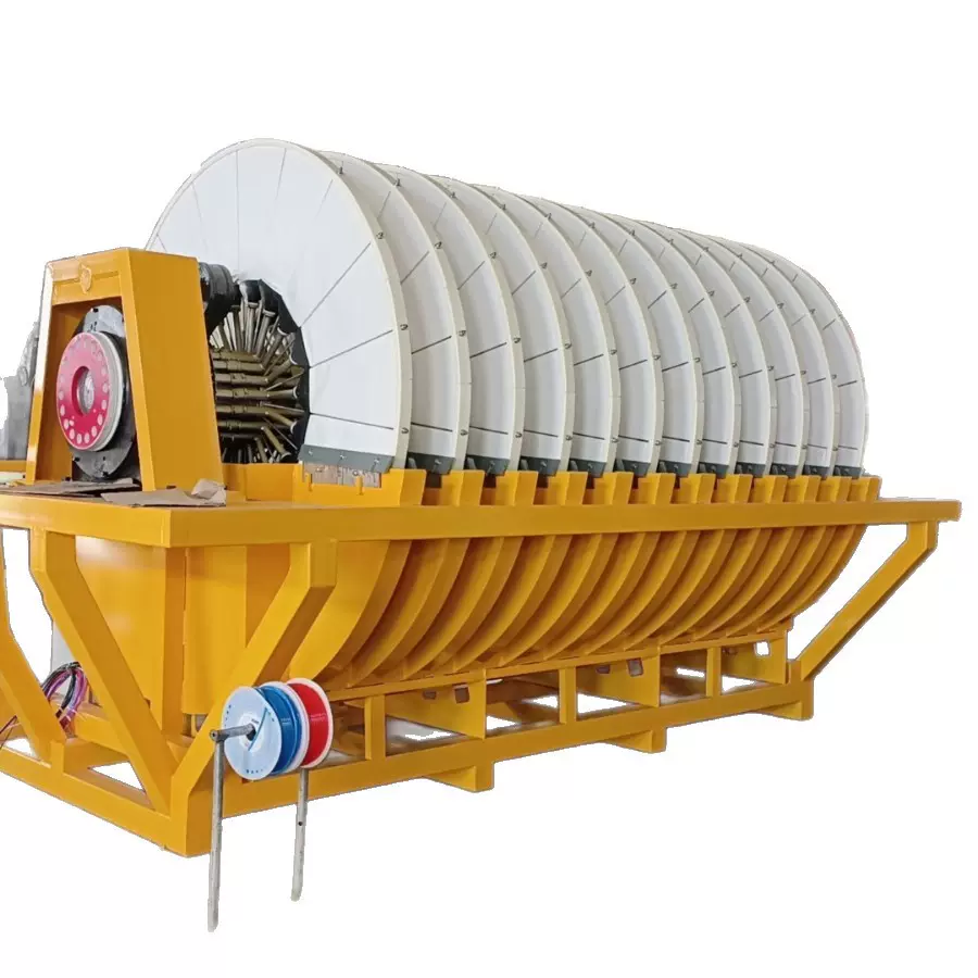 圆盘过滤机固液分离设备石英砂污水洗沙脱硫石膏铁尾金矿处理设备
