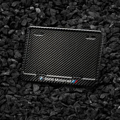 Frame, License Plate Holder, Nömrə qabı - motorcycle-molded-dry-carbon-twill-bmw