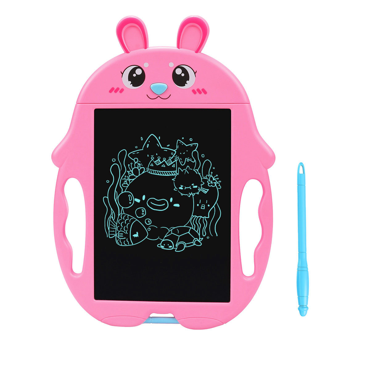 Qizhi educación temprana para niños de 9 pulgadas LCD pintura electrónica conejo tablero de escritura LCD tableta de dibujo