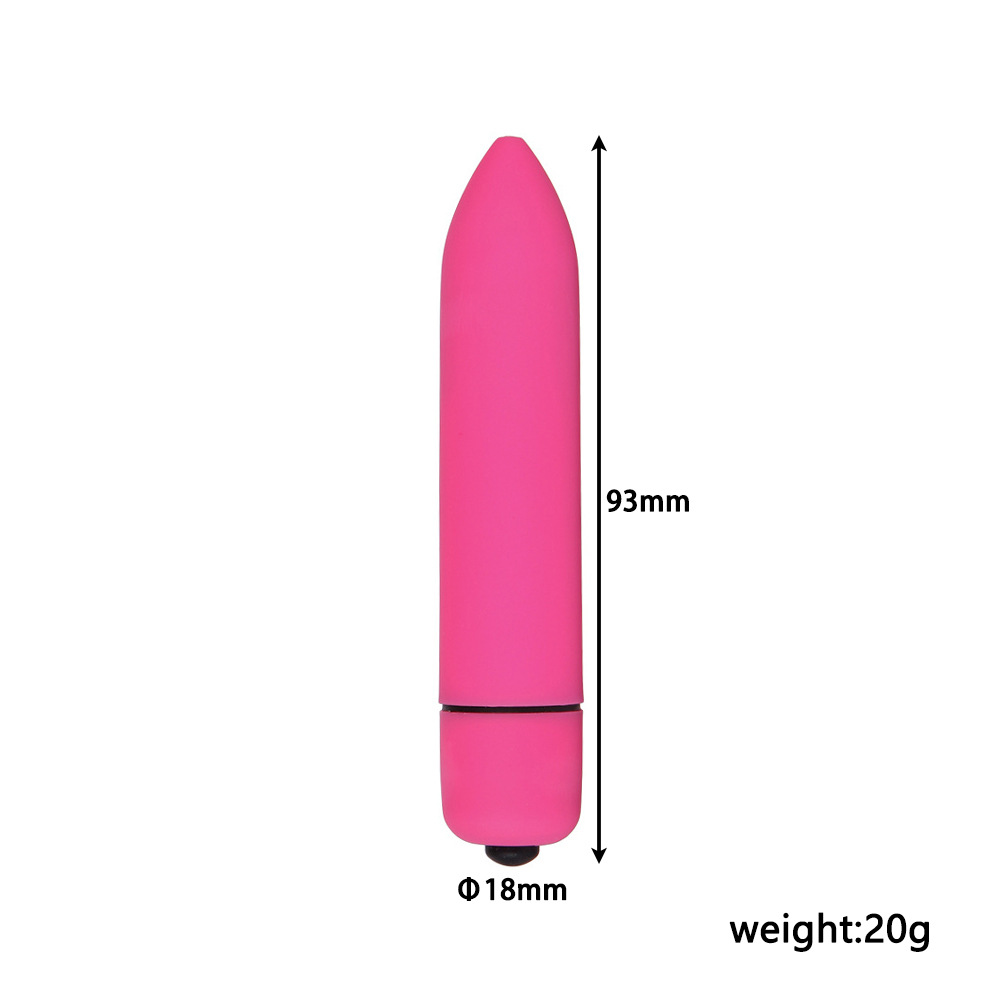 Spitz zulaufender, mattierter Bullet-Vibrator mit 10 Frequenzen für die weibliche Masturbation, Eierspringen, Sexspielzeug für Erwachsene_voghion.com