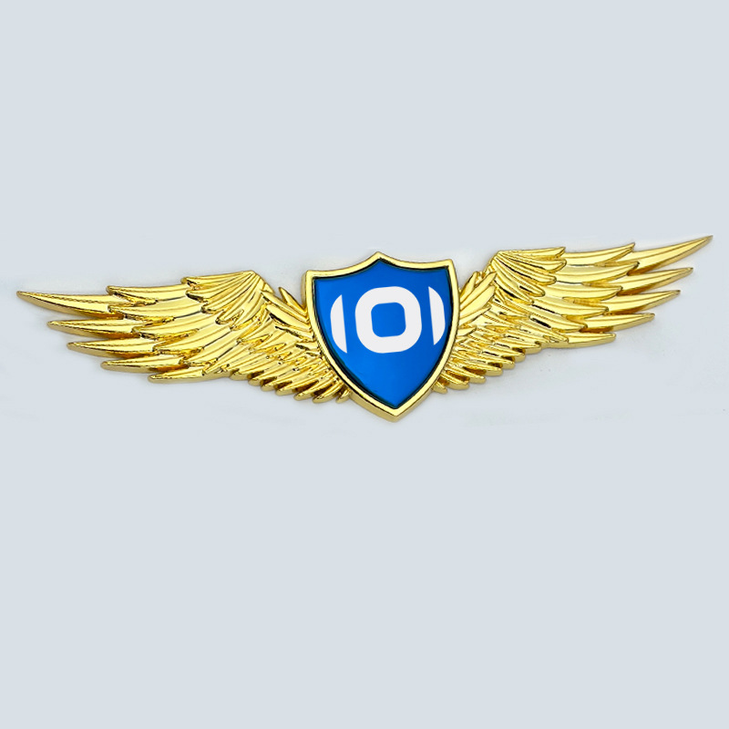 장안 Qiyuan 금속 자동차 스티커 JY 골드 블루