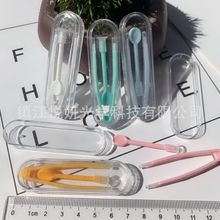 新款隐形眼镜盒美瞳配件取戴器糖果彩色大号夹子镊子套装008批发