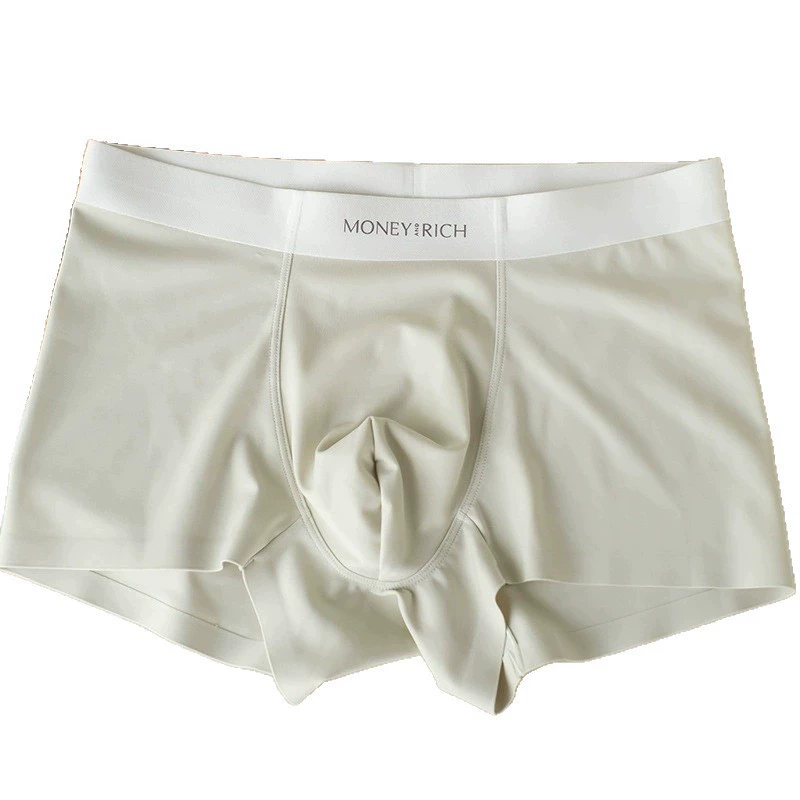 Двухсторонняя шелковая пенка для умывания, антибактериальные трусы, шелковистые быстросохнущие штаны, новая коллекция, без следов