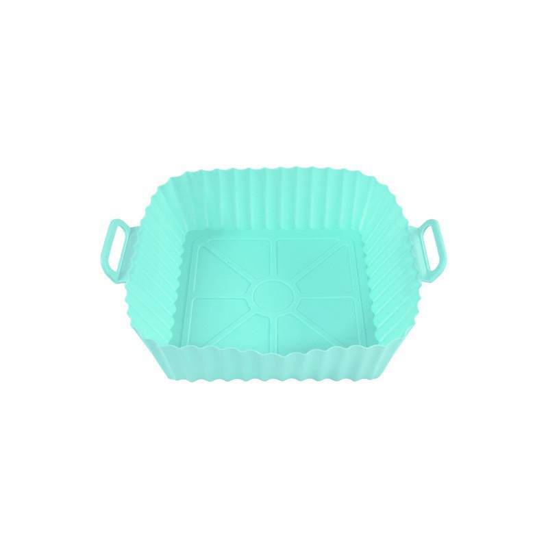 Amazon Hot Silicone Air Fryer Plate Grado de alimentos hogar plegable Silicone Air Fryer Plate