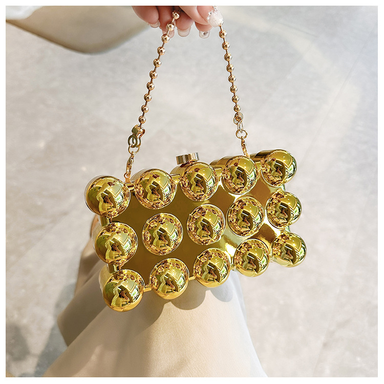Acrylic bag 2025 New style, European and American cross-border single-shoulder fashionable design women's chain box bag undefined