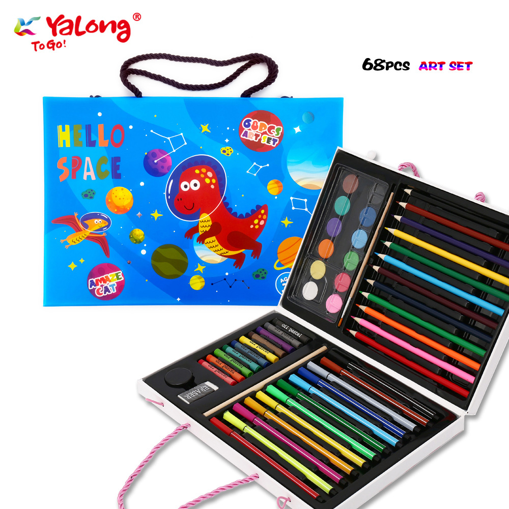Set de Pintura y Papelería Escolar para Niños