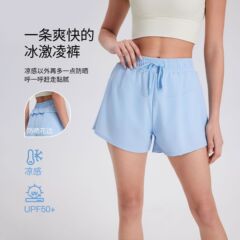 夏の新しいスポーツの半ズボンの女性はゆったりしています。
