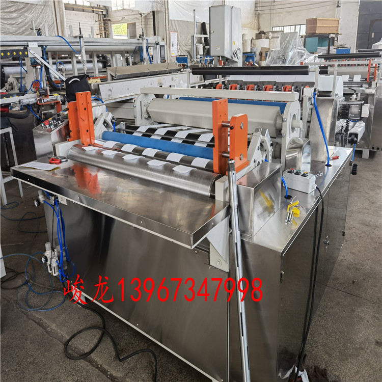 一次性洗脸巾机器厂家 无纺布后道棉柔巾设备 美容洁面巾擦脸巾