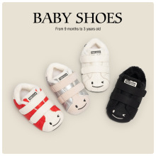 宝宝鞋子男1-3岁软底婴儿学步鞋防滑女童6一12个月冬季新款小白鞋