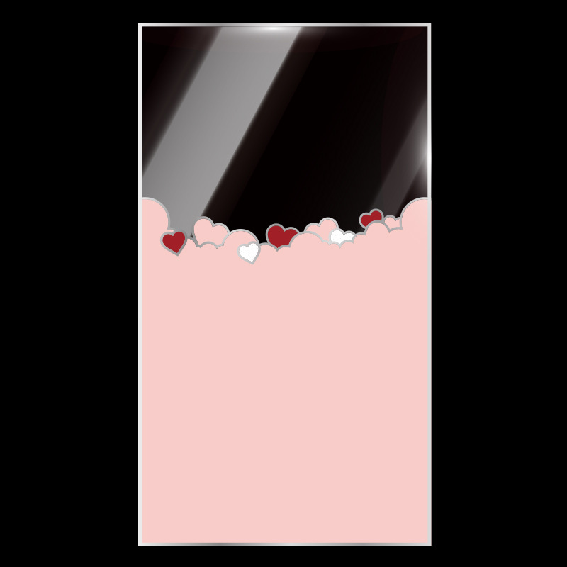 Li Zhi Ran Le Heart Single Papel de vidrio simple ramo de flores impermeable y transparente simple ramo de flores de rosas