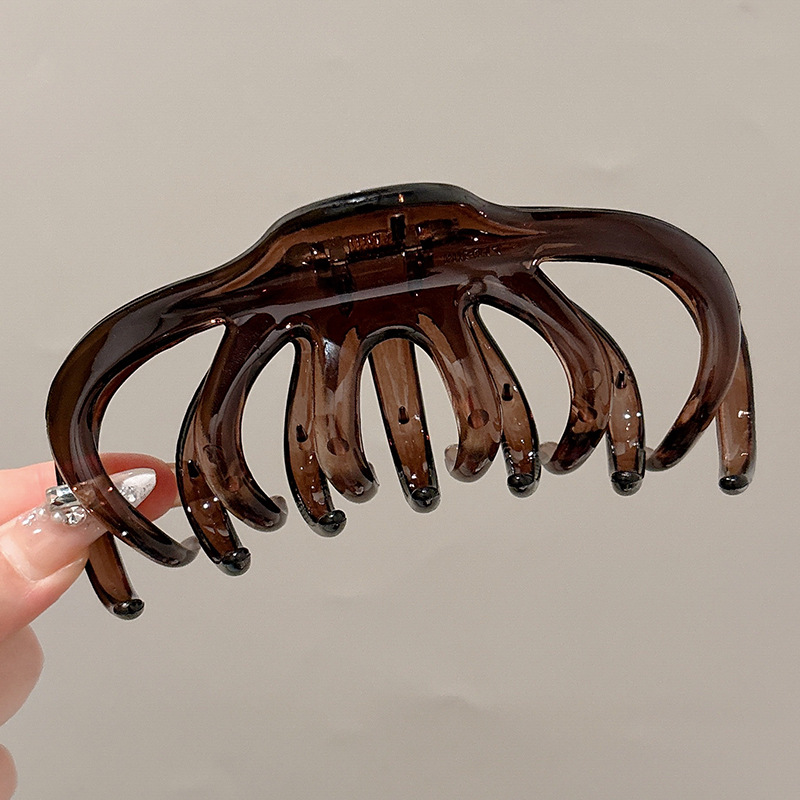 Clip de cabello de alta sensación de gran tamaño para mujeres más agarrar clip de cabello de tiburón en la parte posterior de la cabeza de los productos al por mayor