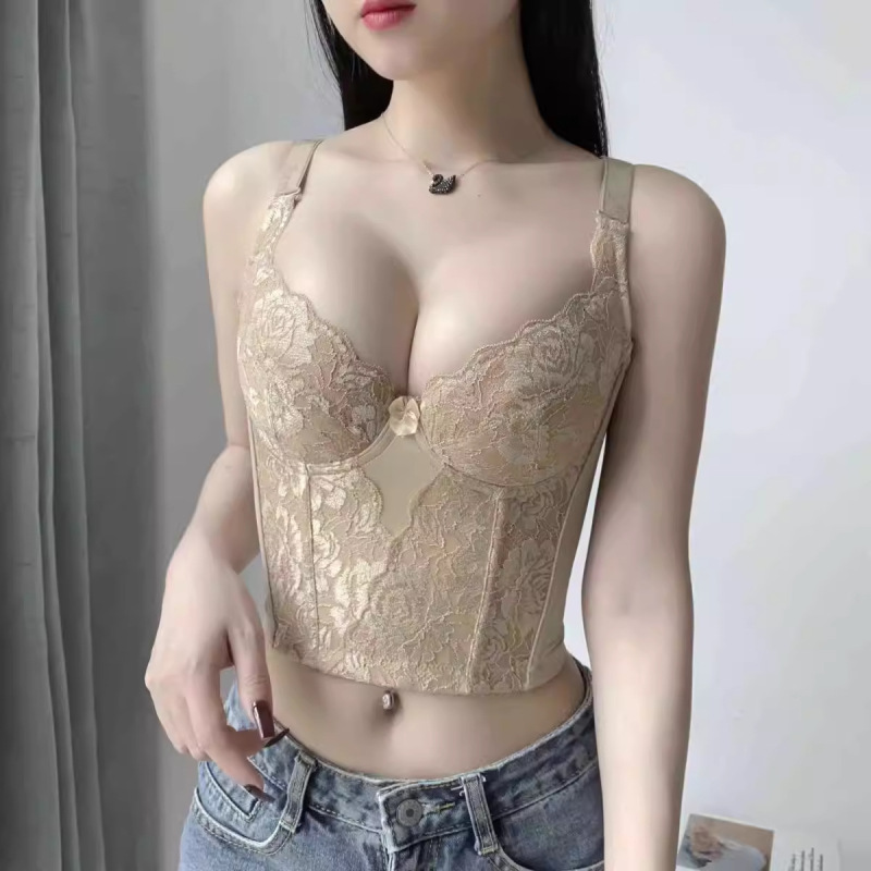 Beauty Salon Body Shaping Extended-Length Corset Bra for Women with Underwire Adjustable Shapewear Fishbone Tummy Control Bra Beauty Salon Body Shaping Extended-Length Corset Bra for Women with Underwire Adjustable Shapewear Fishbone Tummy Control Bra