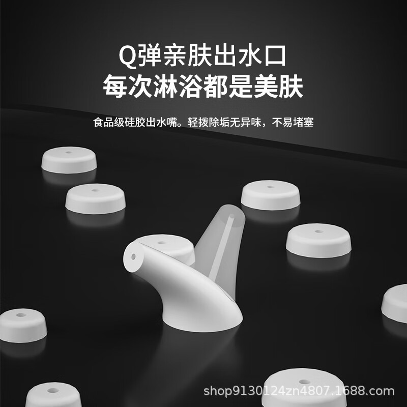 Ducha de ducha conjunto de pistola gris todo cobre temperatura constante flor de soleado baño de pantalla digital luz de atmósfera boquilla de ducha presurizada baño