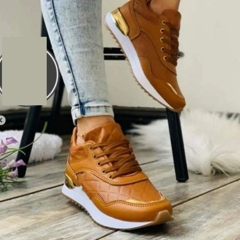 Внешняя торговля Большие размеры кроссовки на шнуровке Женская 2022 летняя новая популярная повседневная обувь AliExpress трансграничная женская обувь