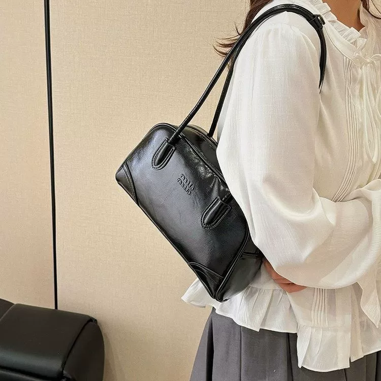 Ретро сумка через плечо, летняя вместительная сумка под мышку, сумка на одно плечо, корейский стиль