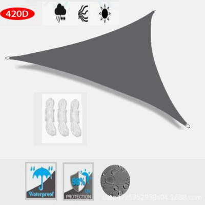 and protection from rain outdoors — Avtomobil yan çətirləri - dark-gray-2x2x2m