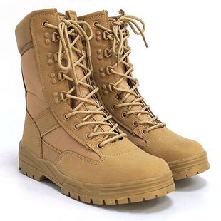 High-top Combat Boots Tactical Boots New Breathable Ultra-light Training Hiking Shoes Outdoor Wear-resistant Martin Military Training Boots