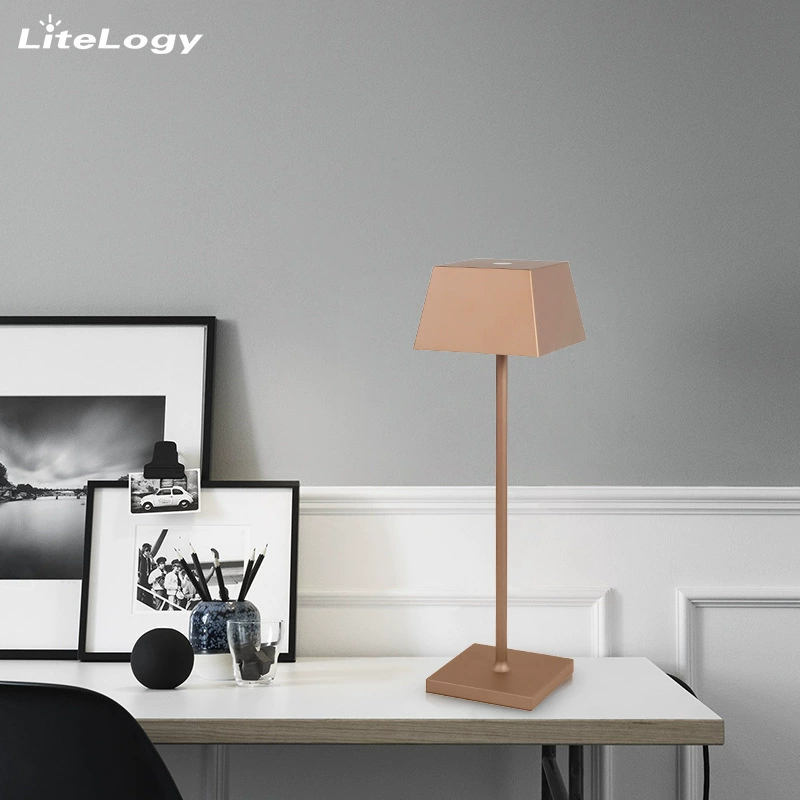 Трансграничная металлическая настольная лампа USB Ретро-бар Спальня прикроватная атмосфера ночник для чтения светодиодная перезаряжаемая настольная лампа для защиты глаз