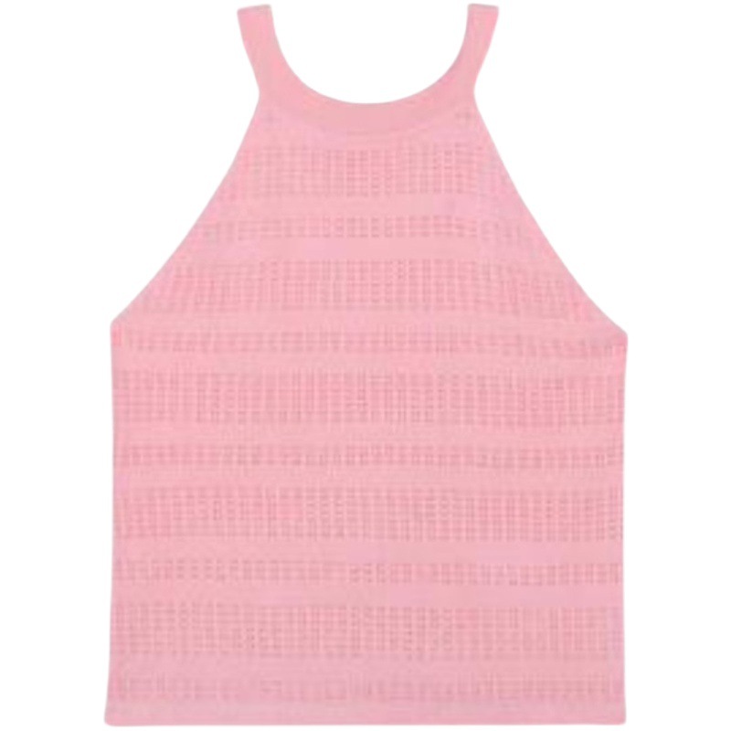 Ropa para niños 2023 Nuevas niñas primavera y verano Honda bebé estilo occidental superior de verano para niños Chaleco de cuello redondo ropa exterior delgada