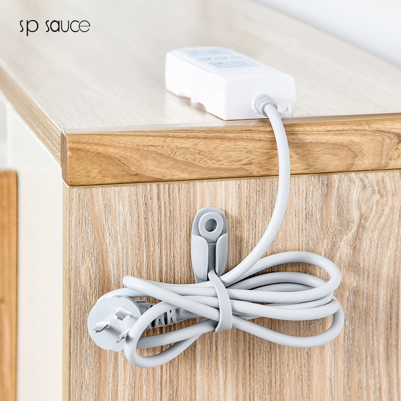 Multifunctional Kitchen Wire Organizer and Cable Management Clips for Easy Storage and Fixing