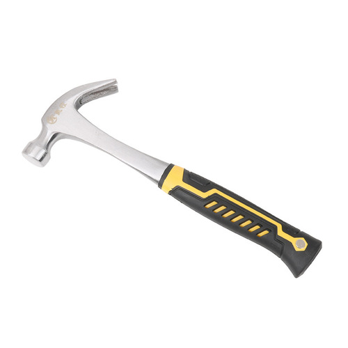 Manufacturer wholesales one-piece claw hammer, non-turning right-angle hammer, geological hammer, strong magnetic pitted surface solid hammer, conjoined hammer