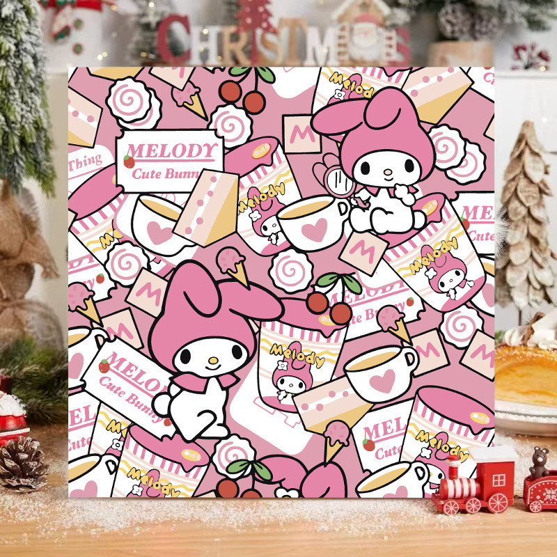 サンリオデジタル油絵 diy 手描きカラーリングクロミメロディー漫画かわいい装飾画メーカー卸売|undefined
