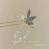 Purple Chinese hairpin